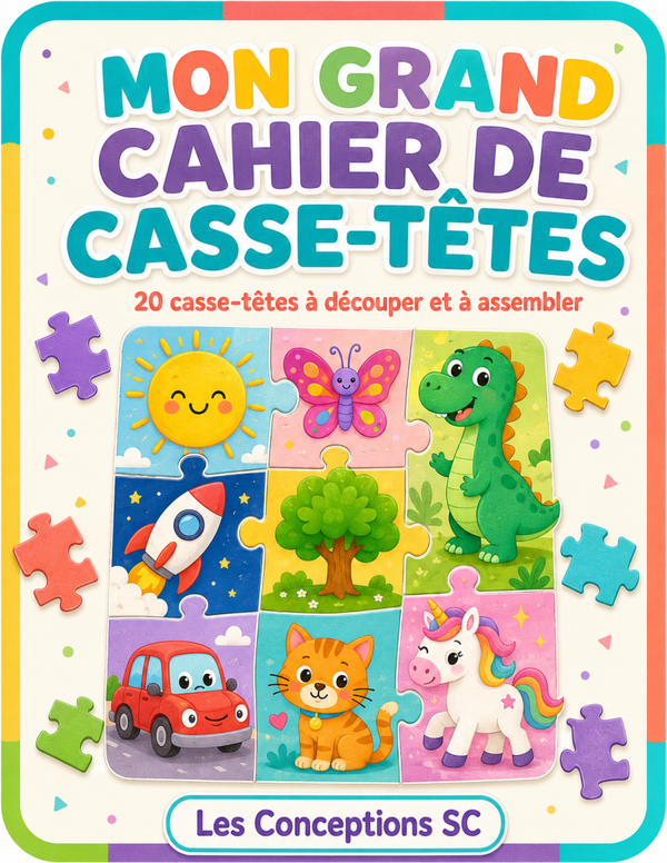 Mon grand cahier de casse-tête