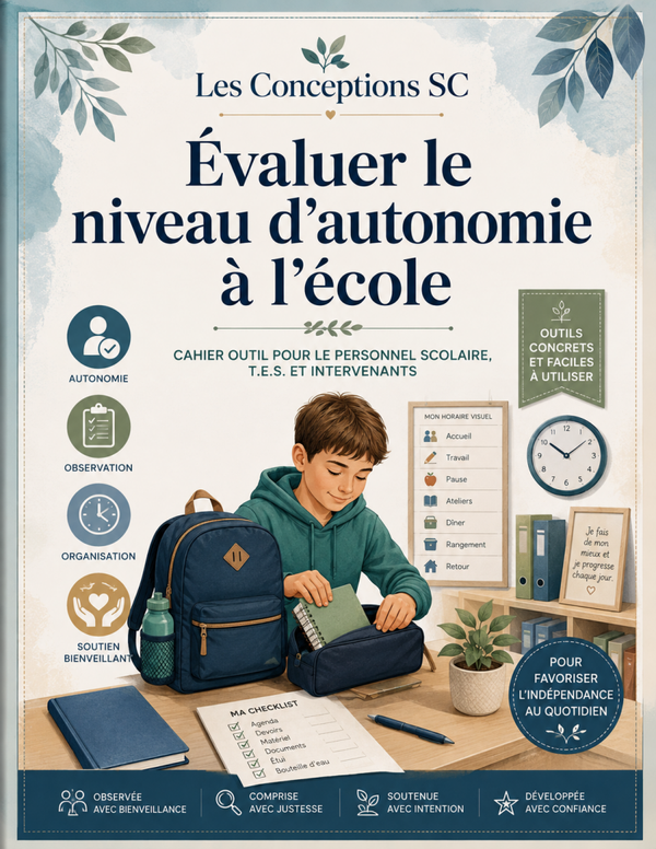 Évaluer le niveau d'autonomie à l'école