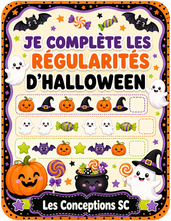Je complète les régularités
