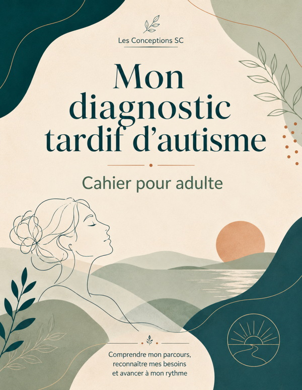 Cahier mon diagnostique tardif d'autisme