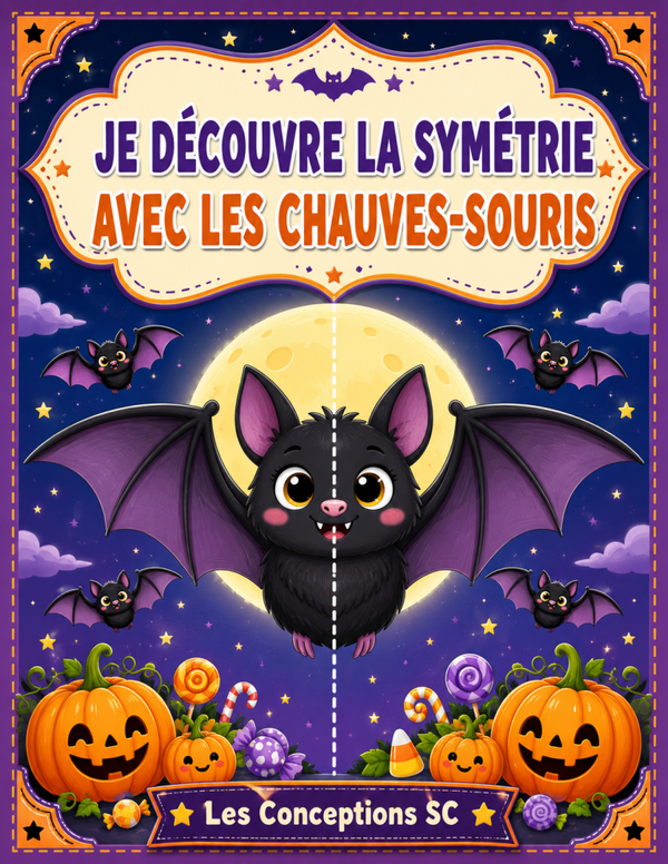Je découvre la symétrie avec les chauves-souris