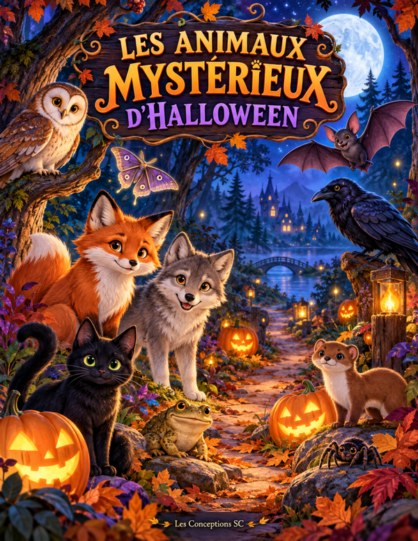 Les animaux mystérieux d'Halloween