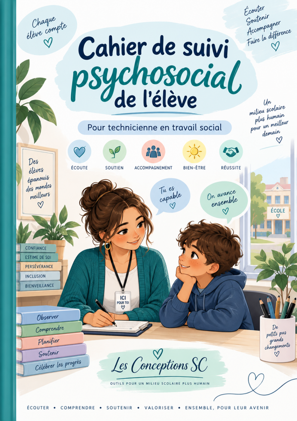 Cahier de suivi psychosocial de l'élève