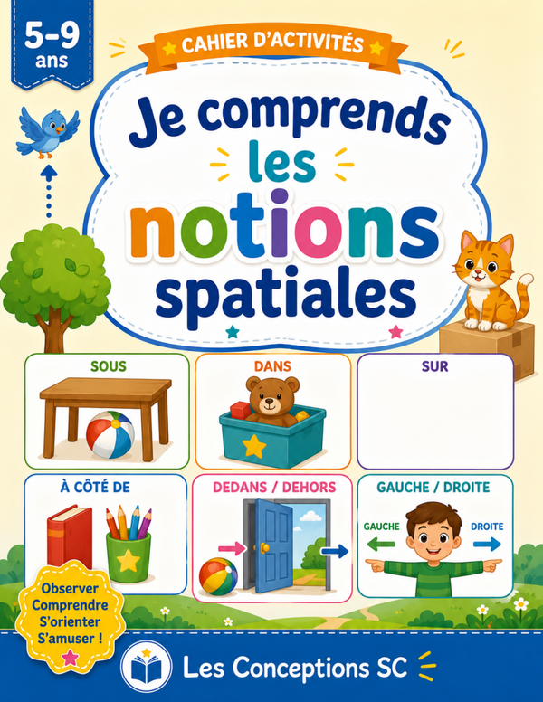Cahier " je comprends les notions spatiales"