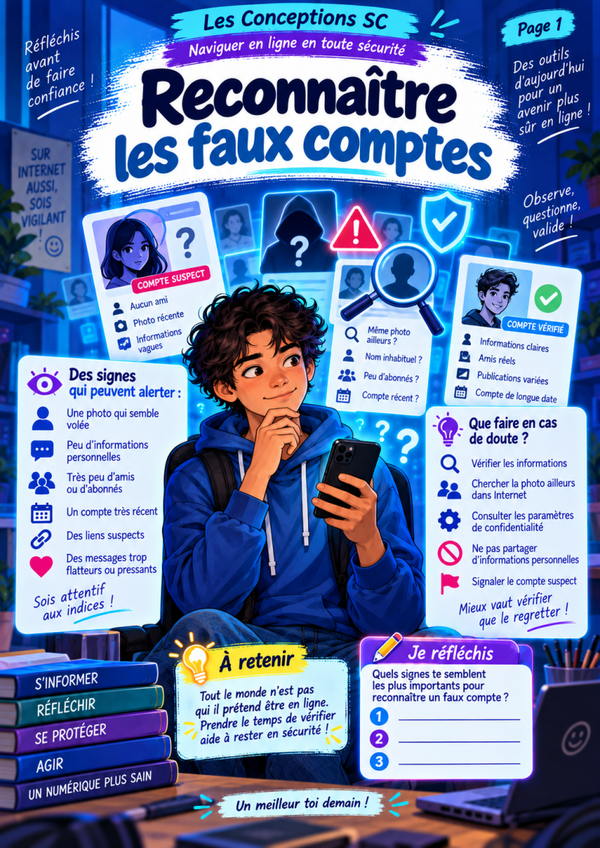 Reconnaître les faux comptes