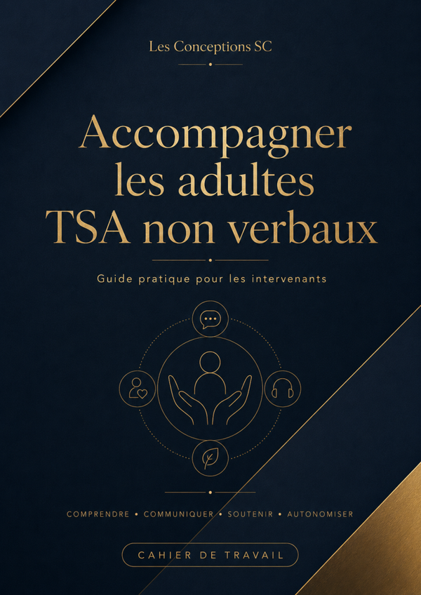 Cahier "Intervenant pour adultes TSA non verbaux"