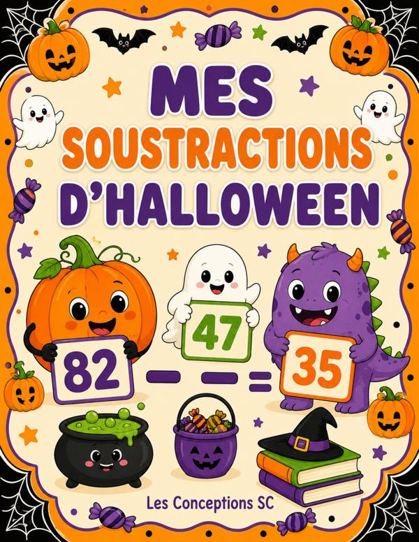 Mes soustractions d'Halloween