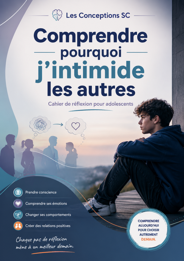 Cahier "Comprendre pourquoi j'intimide les autres"