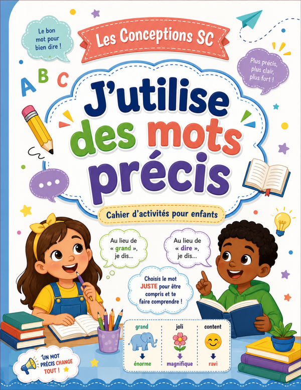 Cahier "J'utilise des mots précis"
