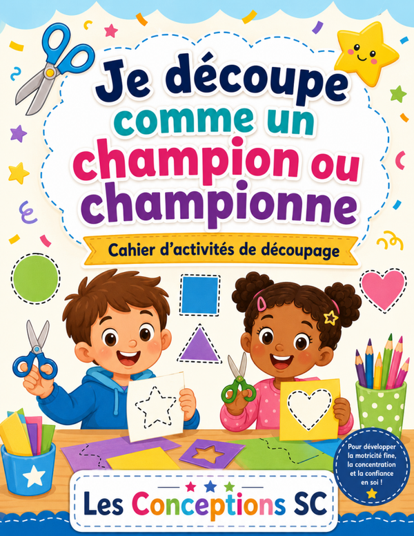 Cahier "Je découpe comme un champion ou championne"