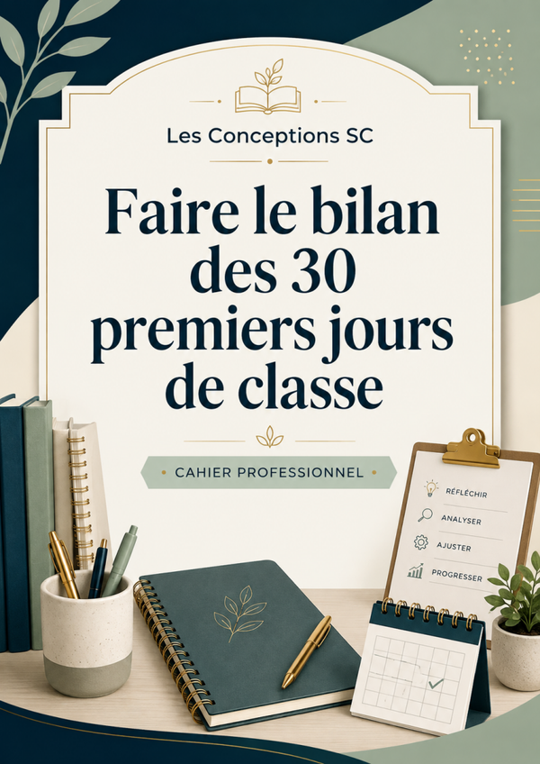 Faire le bilan des 30 premiers jours de classe