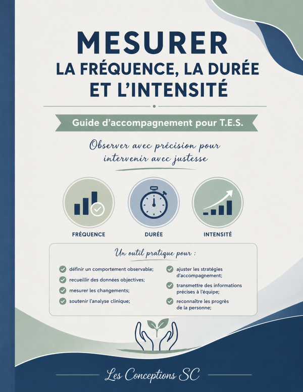 Guide " Mesurer la fréquence, la durée et l'intensité"