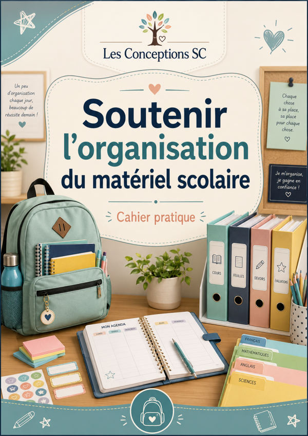 Soutenir l'organisation du matériel scolaire