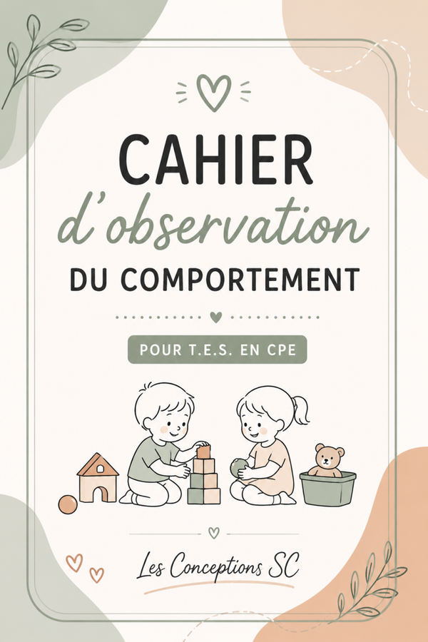 Cahier d'observation des comportements