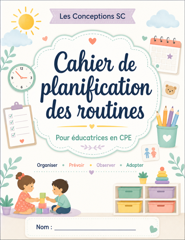 Cahier de planification des routines