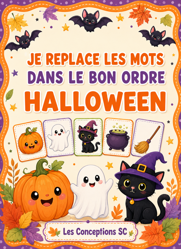 Je replace les mots dans le bon ordre