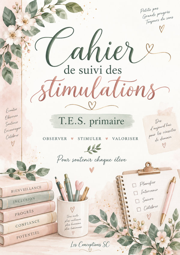 Cahier de suivi des stimulations