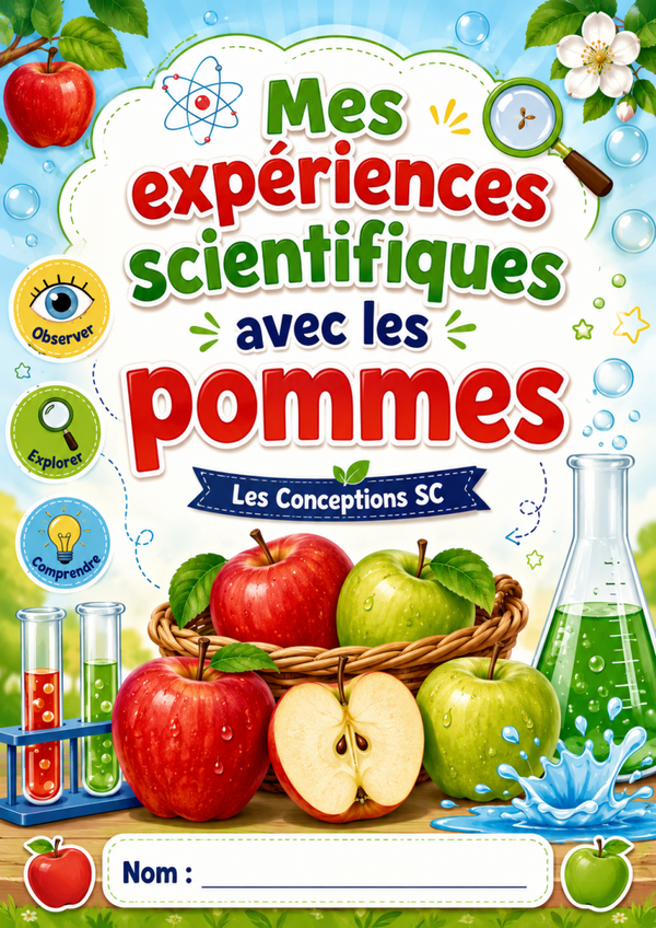 Mes expériences scientifiques avec les pommes