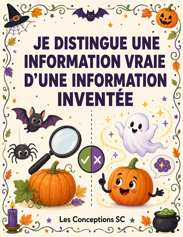 Je distingue une histoire vraie d'une histoire inventée