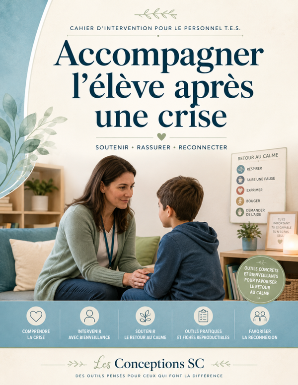 Accompagner l'élève après une crise