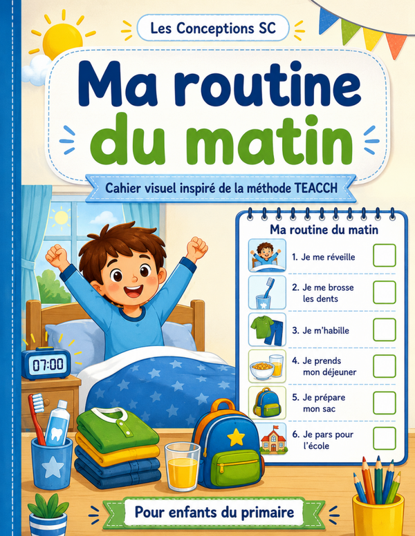 Cahier Ma routine du matin