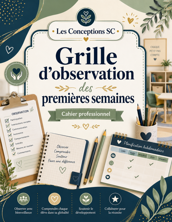 Grille d'observation des premières semaines