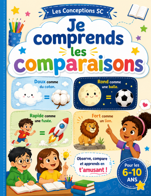 Cahier "Je comprends les comparaisons"