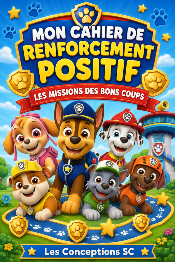 Mon cahier de renforcement positif