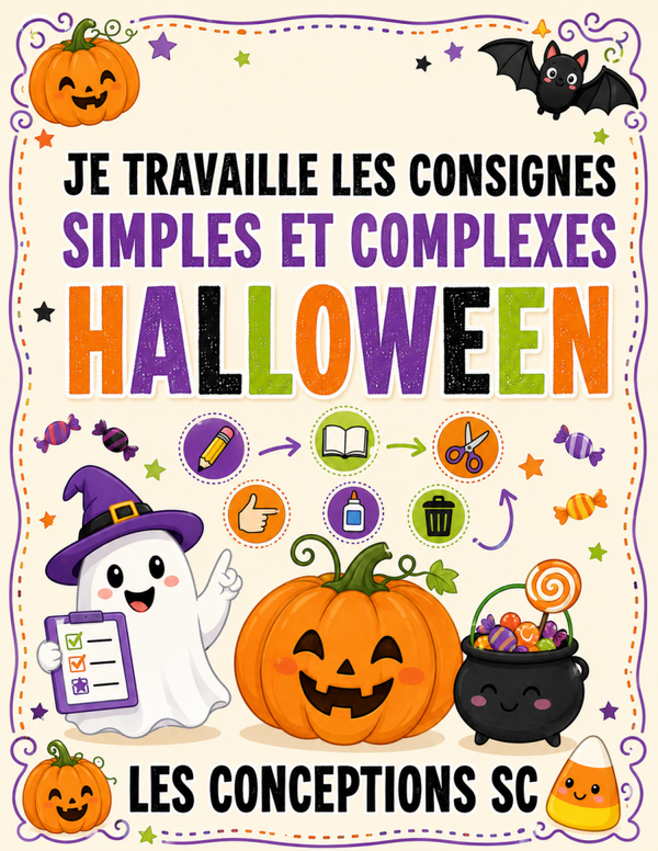 Je travaille les consignes simples et complexes