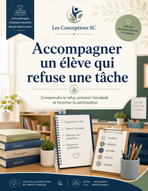 Accompagner un élève qui refuse une tâche