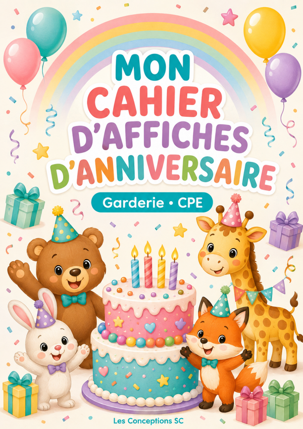 Affiches d'anniversaire