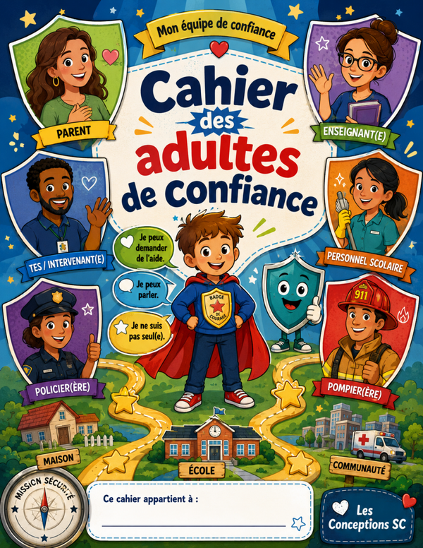 Cahier des adultes de confiance