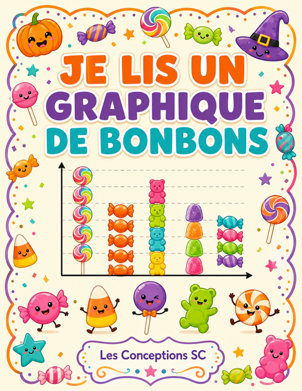 Je lis un graphique de bonbons