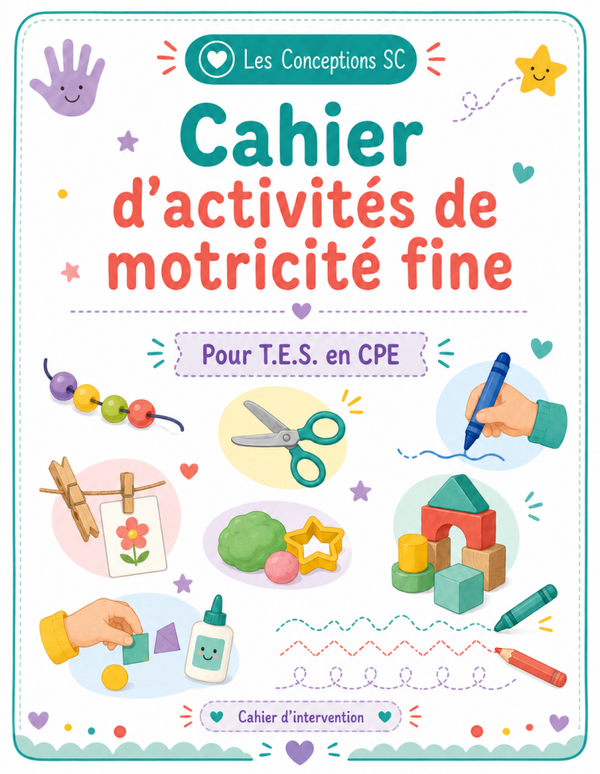 Cahier activités de motricité fine