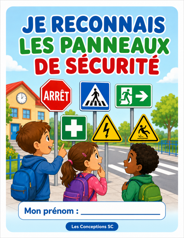 Je reconnais les panneaux de sécurité