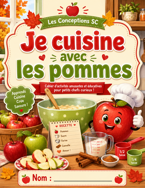 Je cuisine avec les pommes