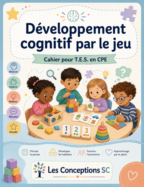 Cahier de développement cognitif par le jeu