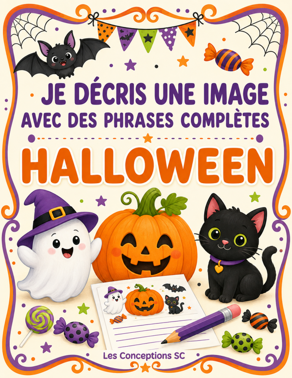 Je décris une image avec des phrases complètes
