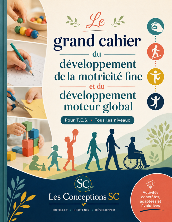 Le grand cahier du développement de la motricité fine et du développement moteur