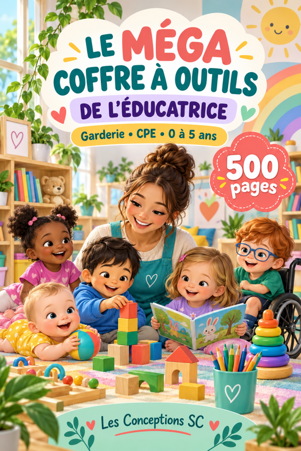 Le mega coffre à outils de l'éducatrice