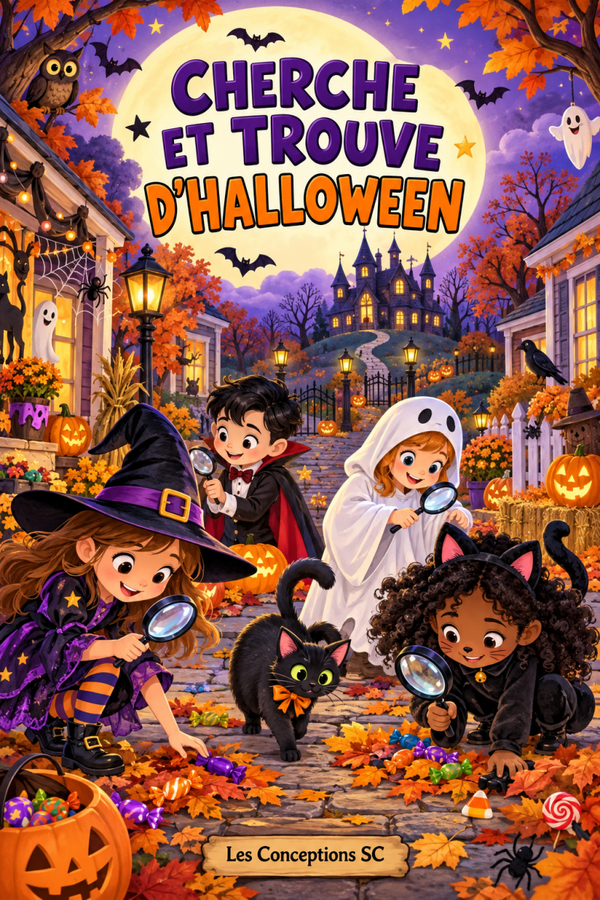 Cherche et trouve d'Halloween