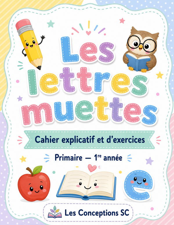Cahier les lettres muettes
