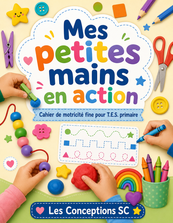 Cahier mes petites mains en action
