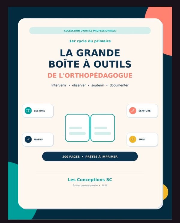 Boîte à outils de l'orthopédagogue
