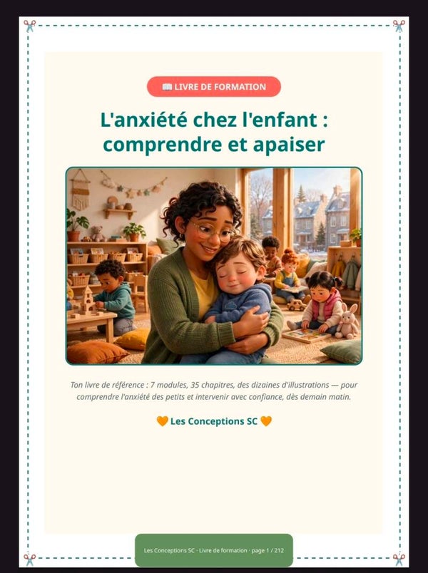 L'anxiété chez l'enfant: comprendre et apaiser