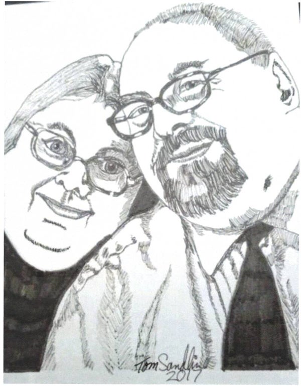 Pen and Ink Portrait 2 subjects
