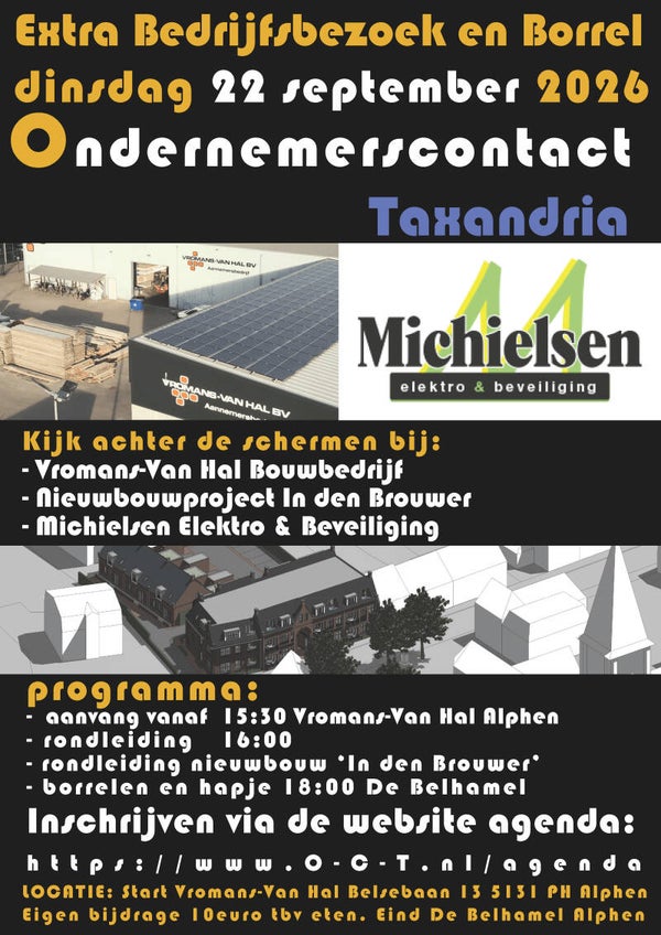 Rondleiding In den Brouwer, Vromans van Hal en Electro Michielsen