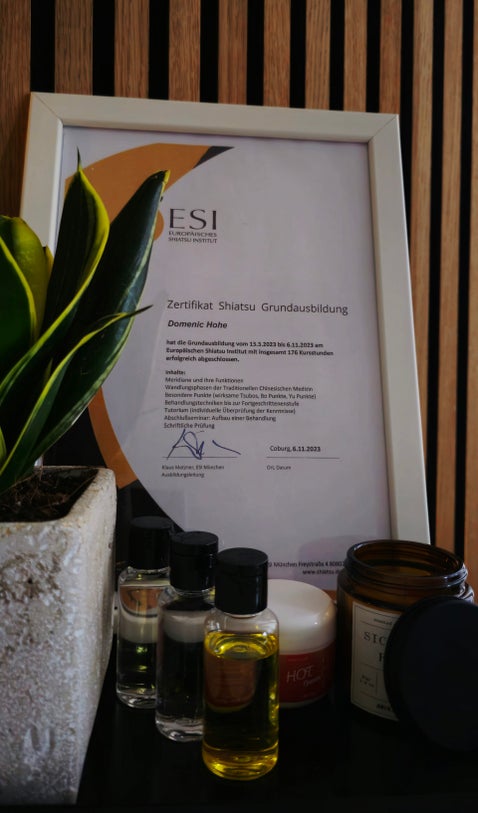Zertifikat Massage Hanau und Umgebung Bruchköbel Neuberg Schöneck Ronneburg