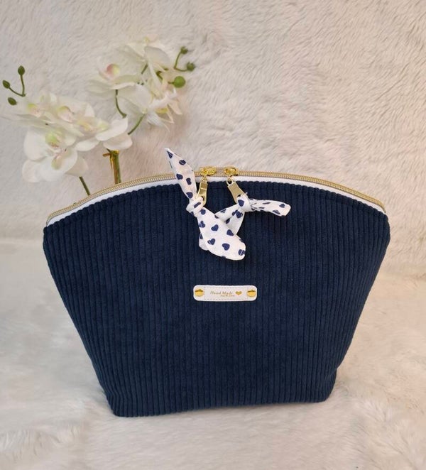Trousse de toilette "Vacances" bleu marine