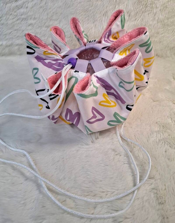 Sac pieds au sec cœur rose Enfant